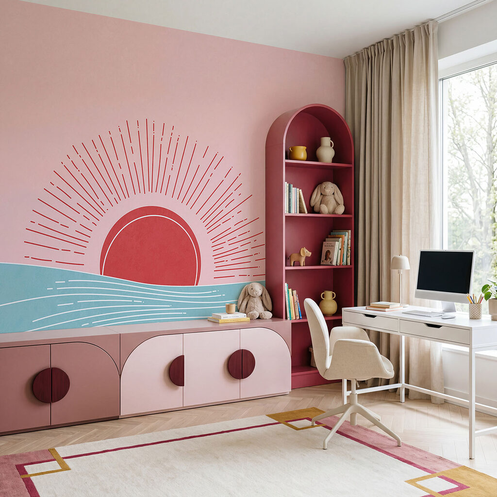 Sol radiante sobre ondas — interior 2