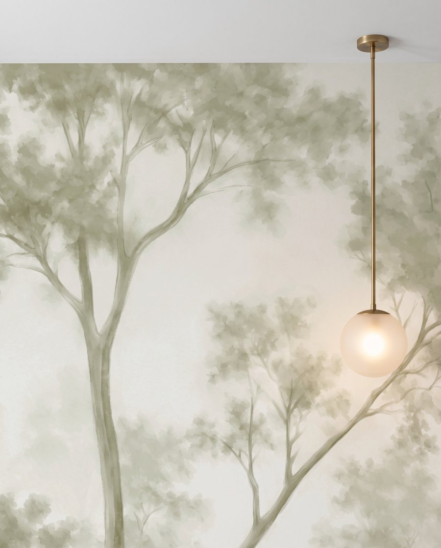 Bosque na neblina — detalhe
