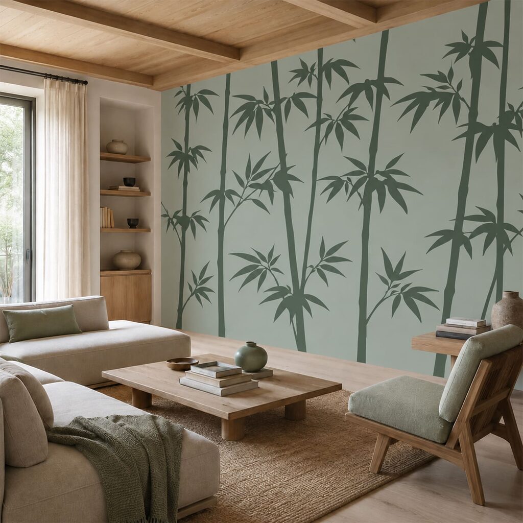 Bambu em ritmo esguio — interior 1