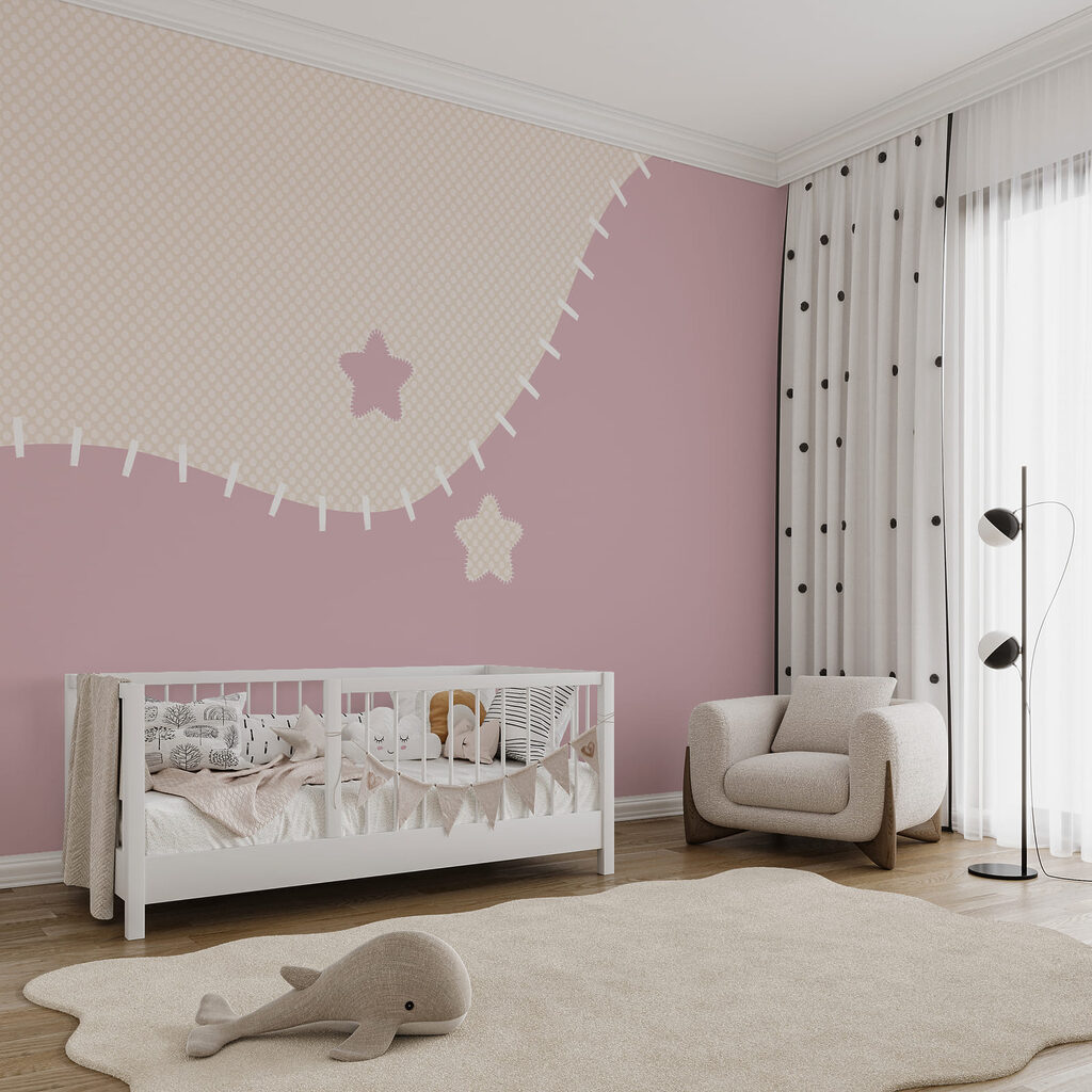 Formas onduladas com estrelas — interior 1