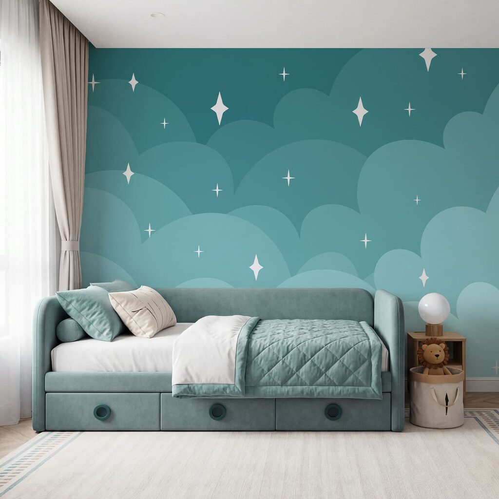 Nuvens e estrelas — interior 1
