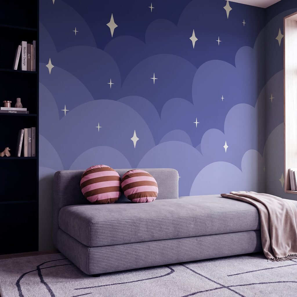 Nuvens e estrelas — interior 2