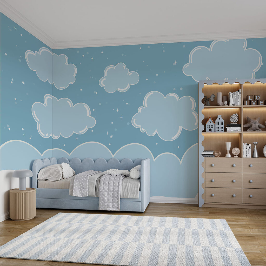 Nuvens sobre a orla — interior 1