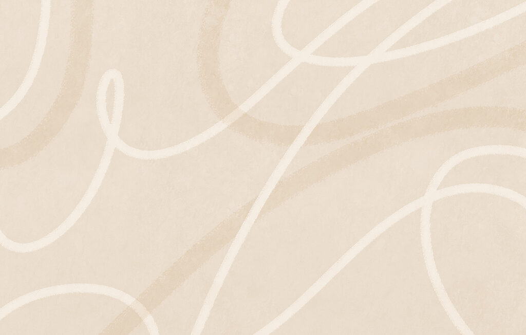 Laços claros em movimento — design completo
