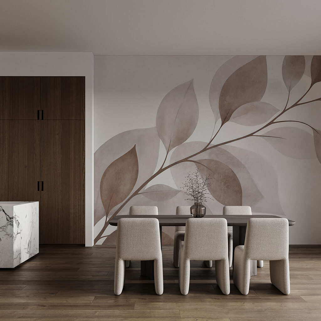 Ramo de folhas largas — interior 1