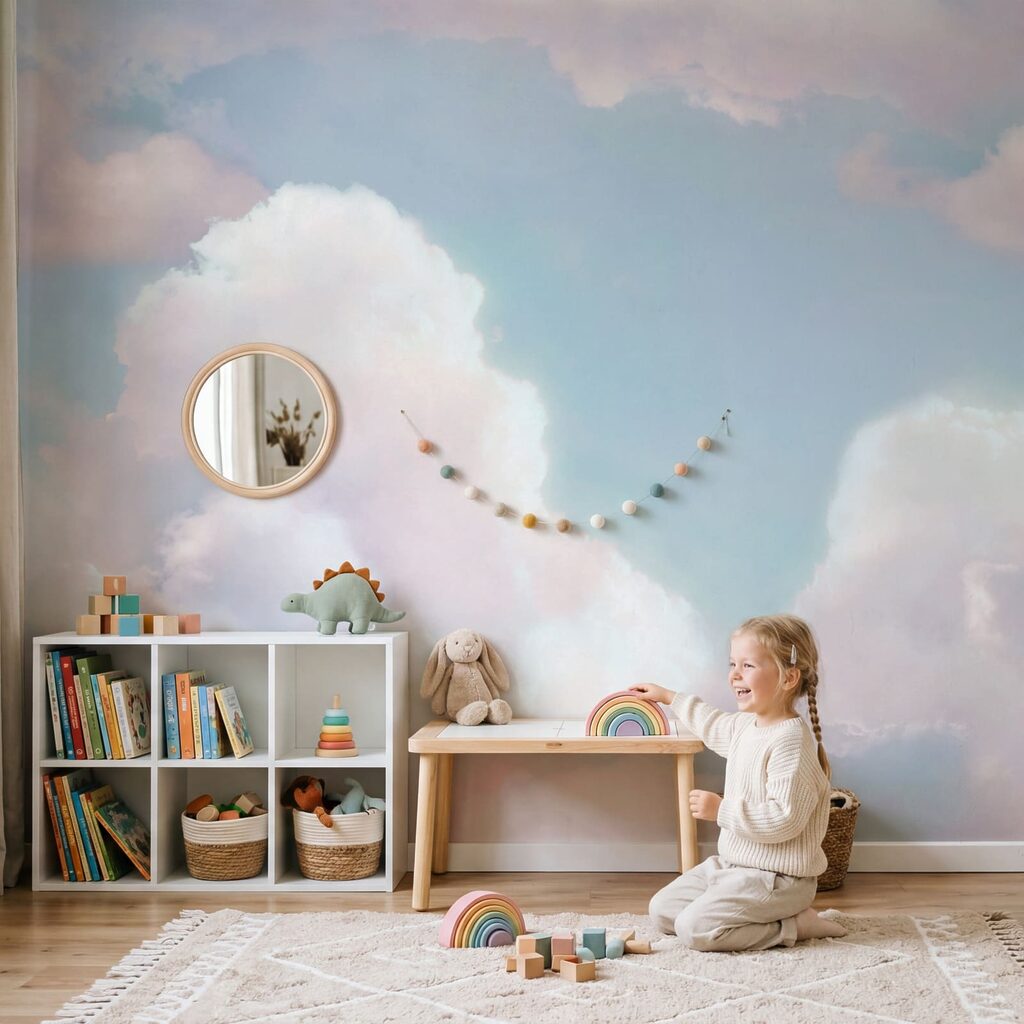 Nuvens em tons pastel — interior 3