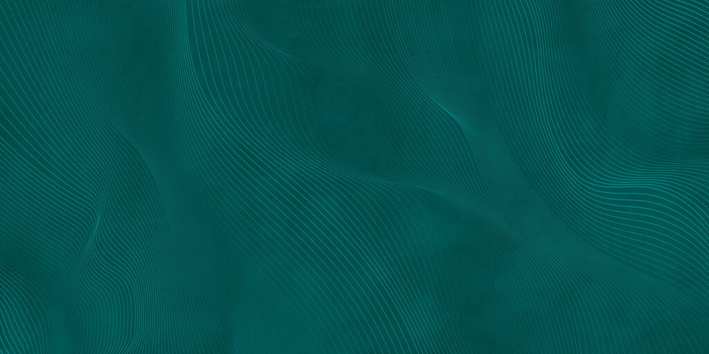 Linhas finas em azul-petróleo — design completo