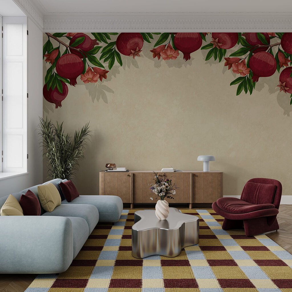 Romãs no topo — interior 1