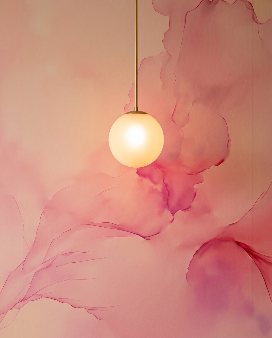 Nuvens de aguarela — detalhe