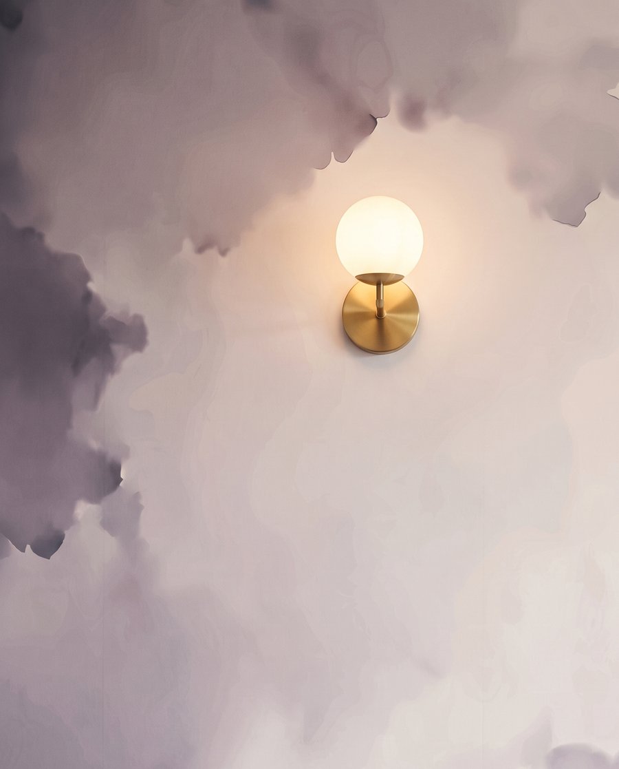 Nuvens de aguarela — detalhe
