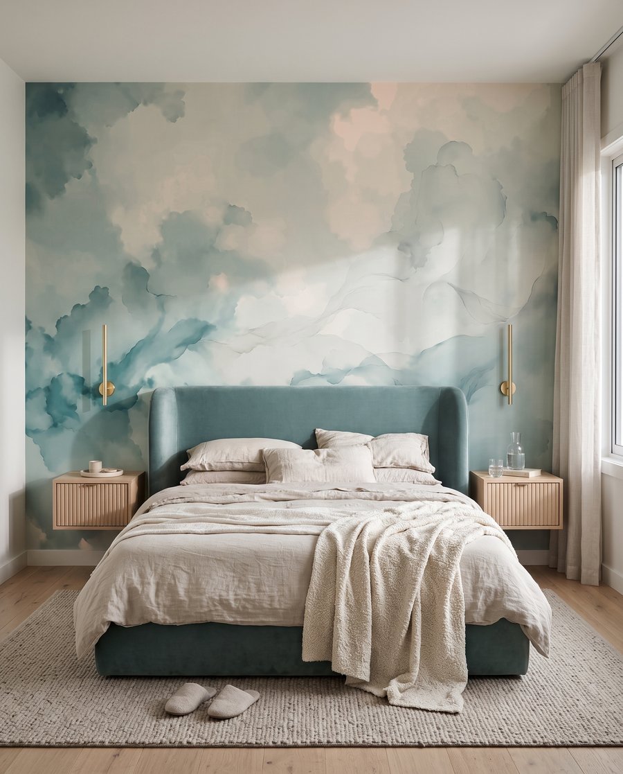 Nuvens de aguarela — interior 2
