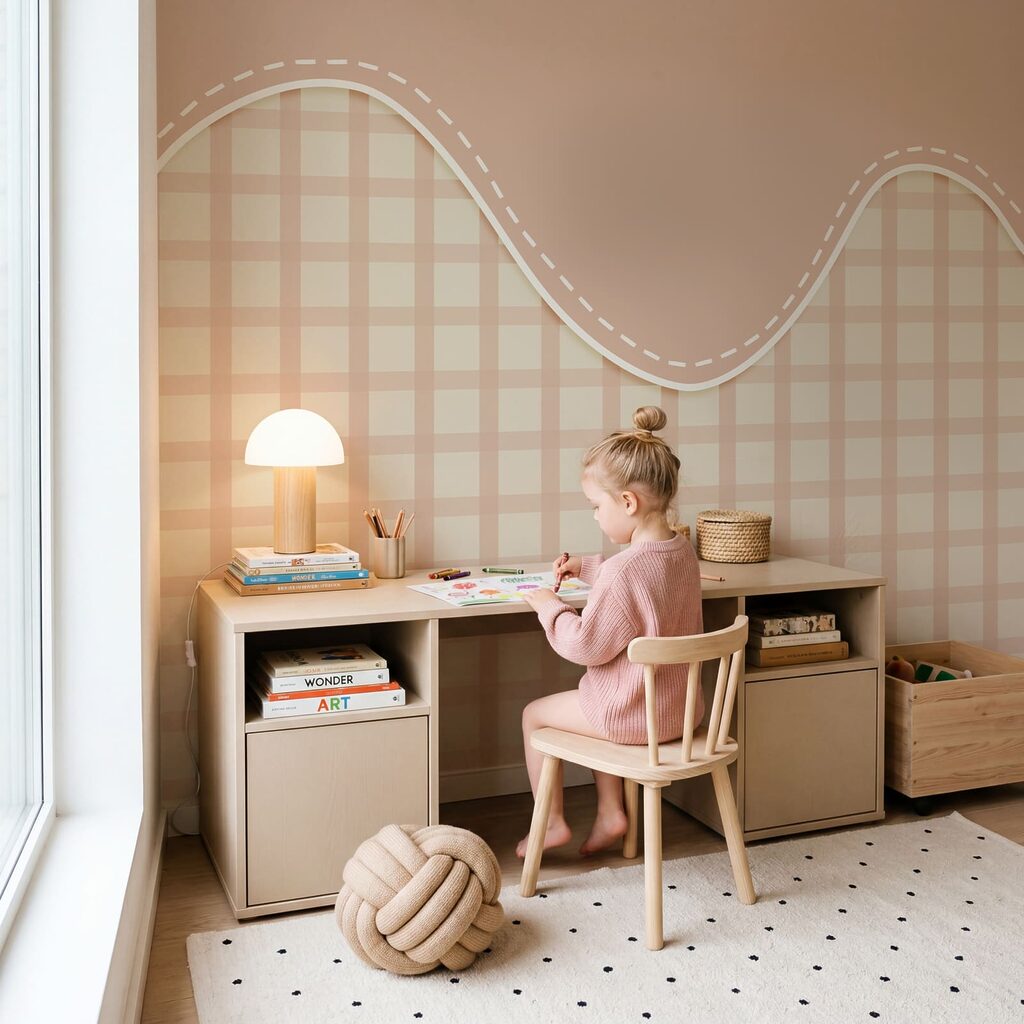 Losangos sob orla ondulada — interior 2