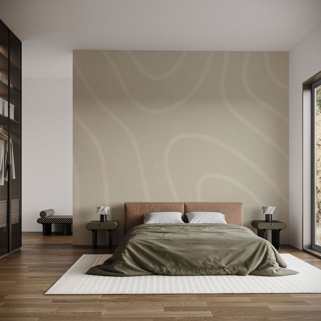 Linhas claras onduladas — interior 1