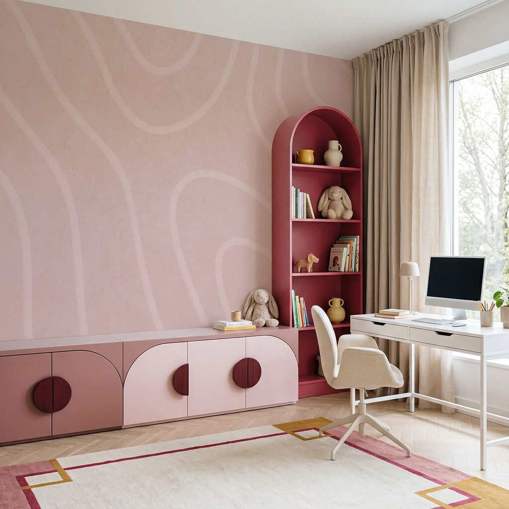 Linhas claras onduladas — interior 2