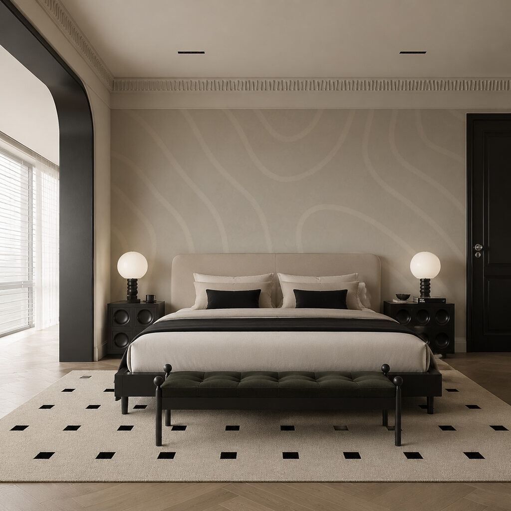 Linhas claras onduladas — interior 2