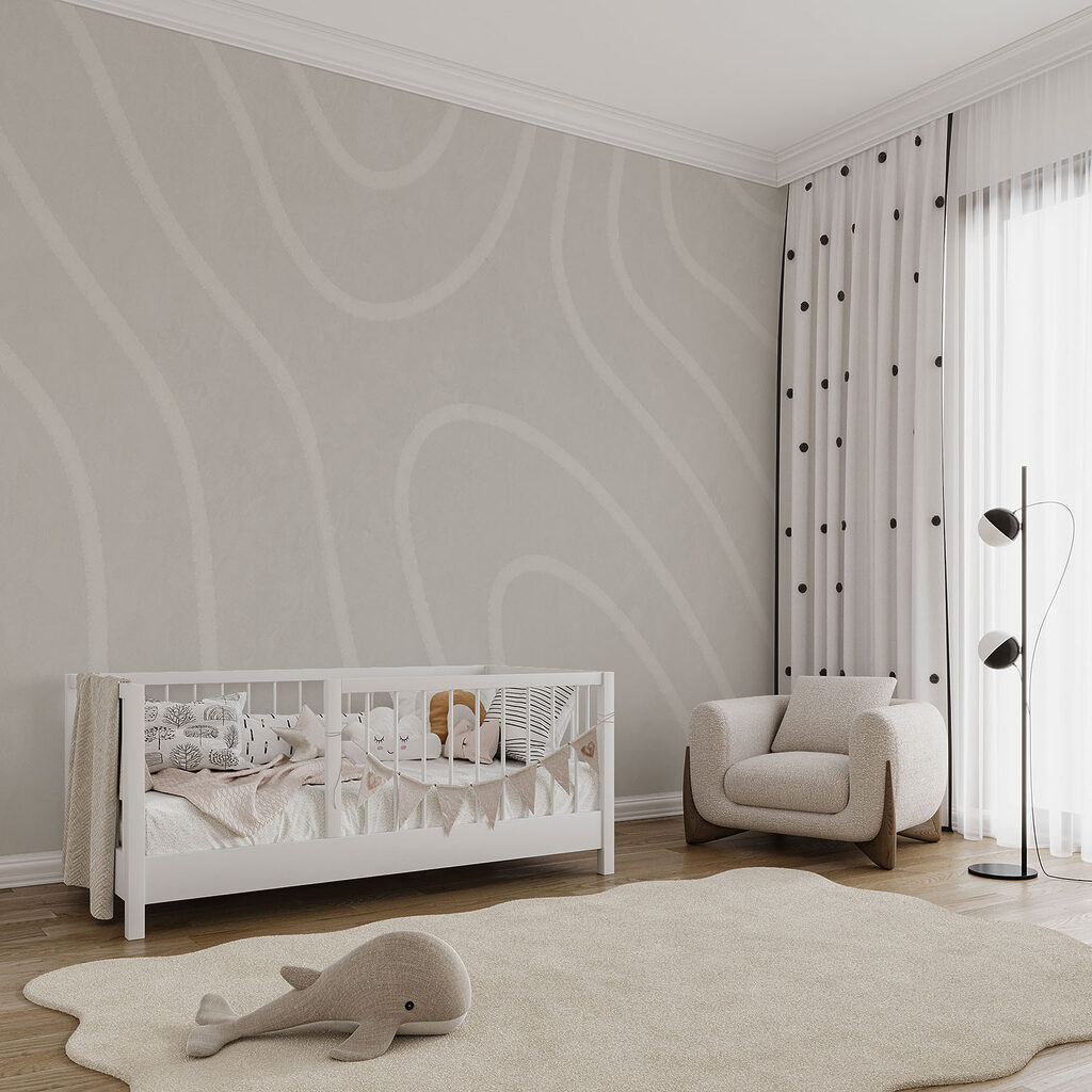 Linhas claras onduladas — interior 1