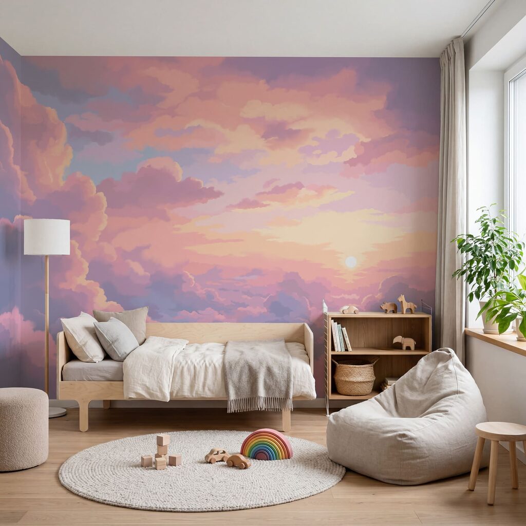 Nuvens em luz rosada — interior 6