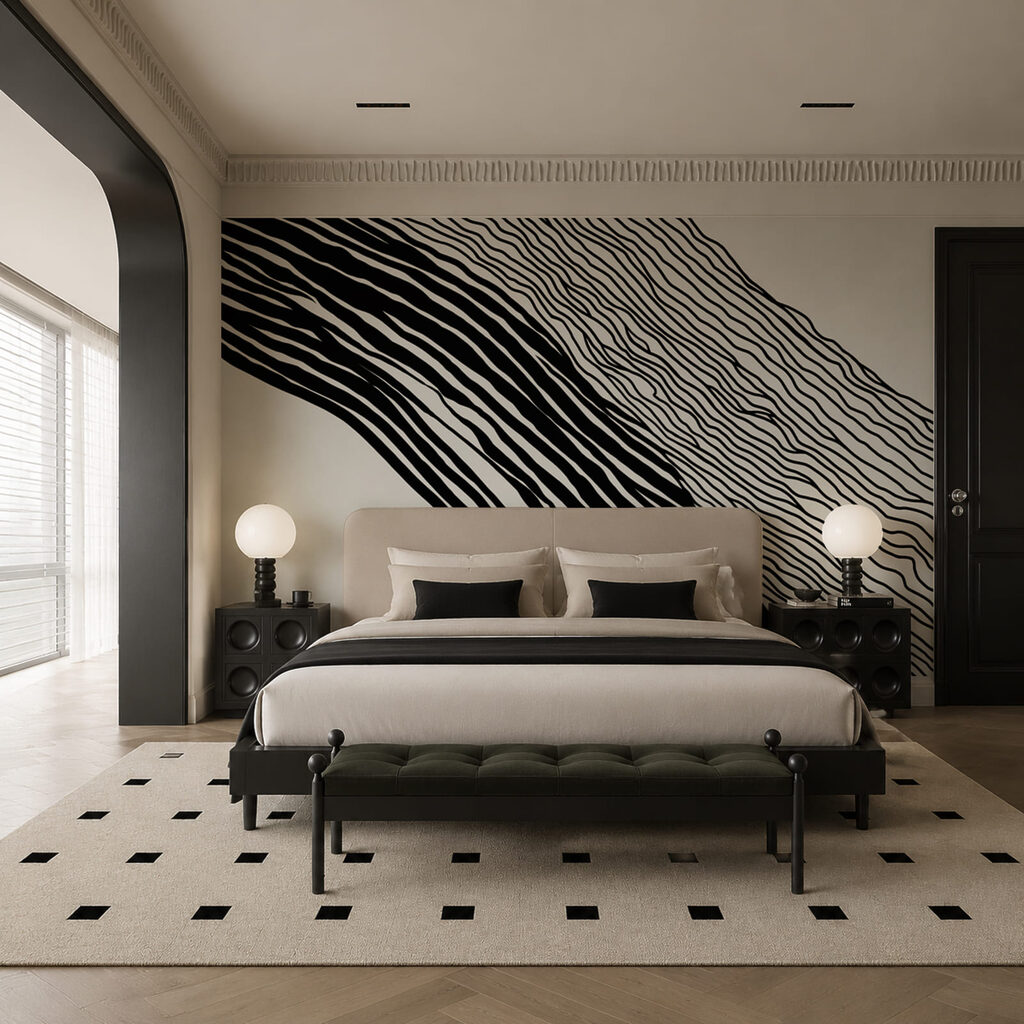 Linhas em onda — interior 2