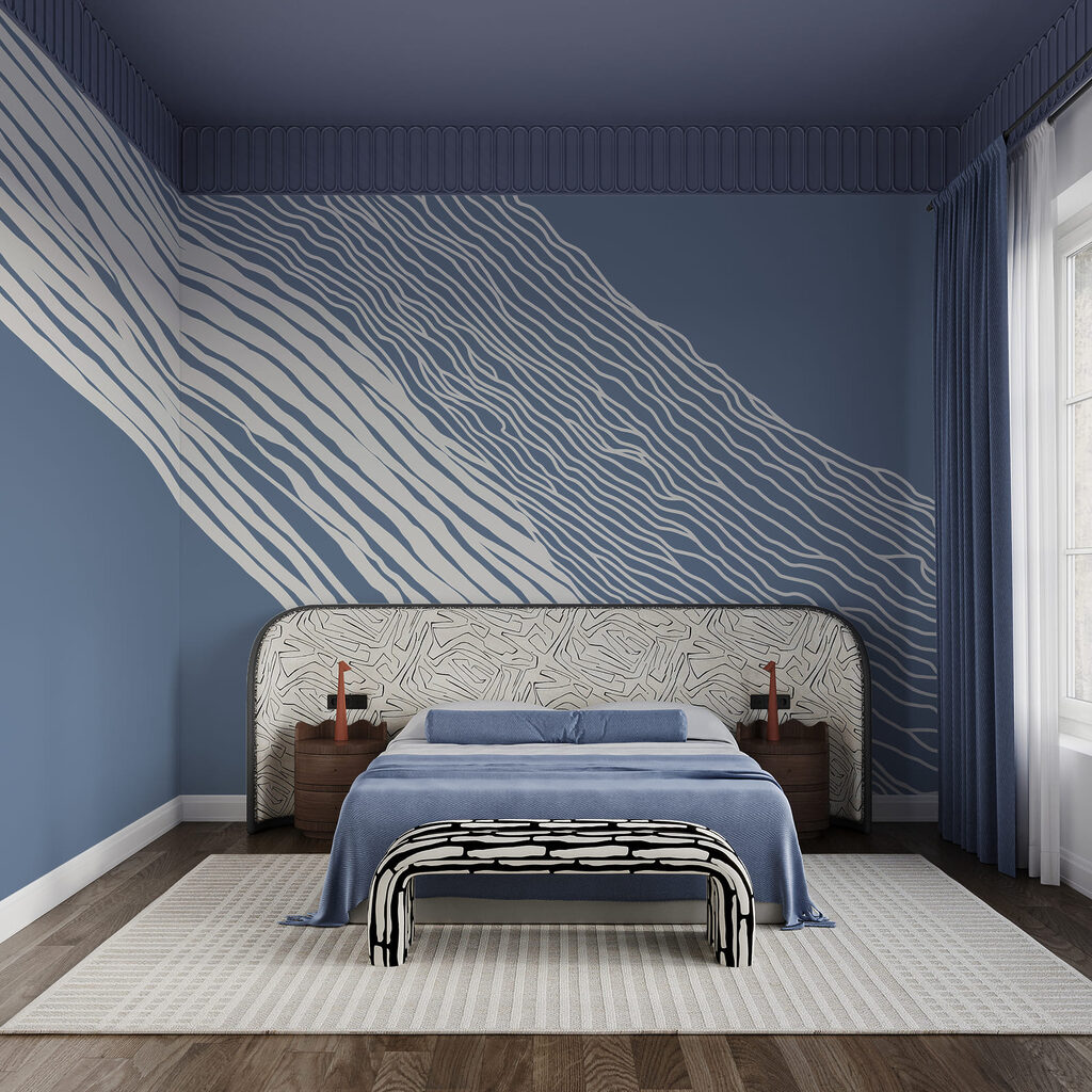 Linhas em onda — interior 2