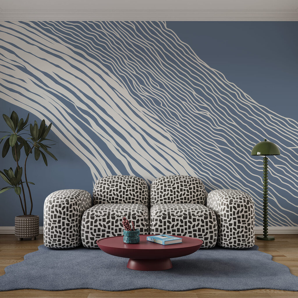 Linhas em onda — interior 3