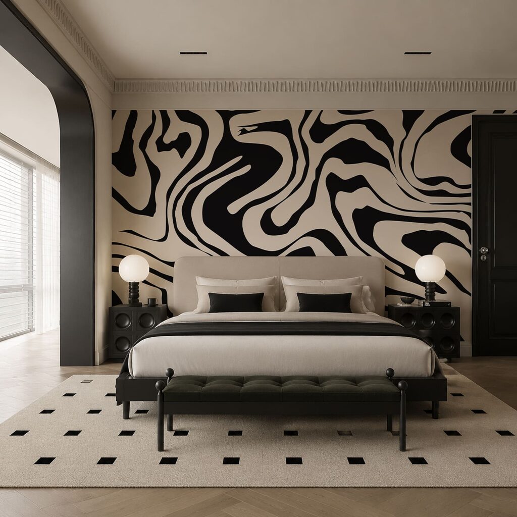Linhas em ondas — interior 2