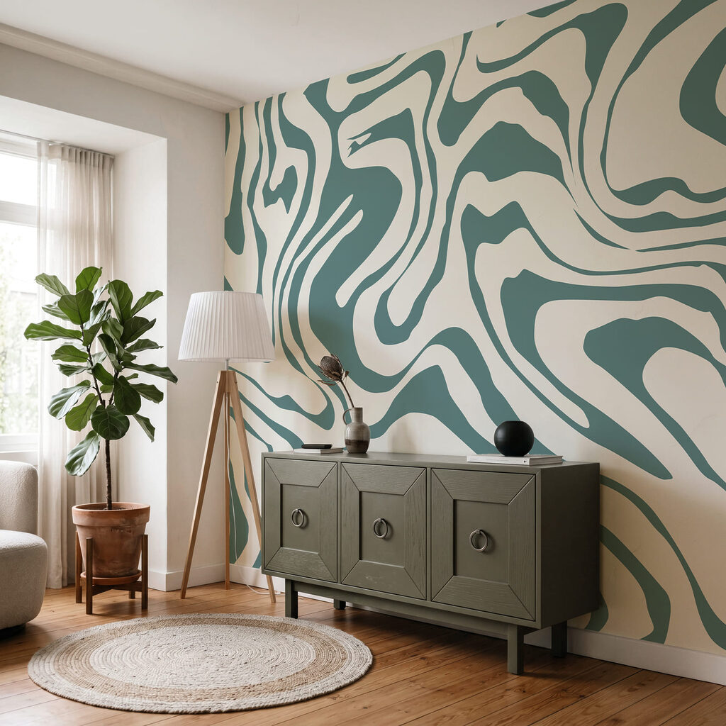 Linhas em ondas — interior 1