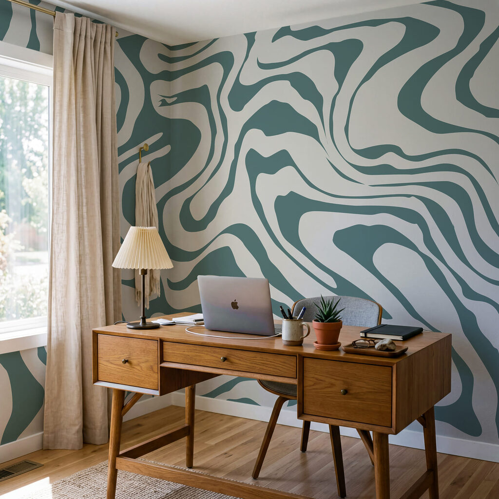 Linhas em ondas — interior 3