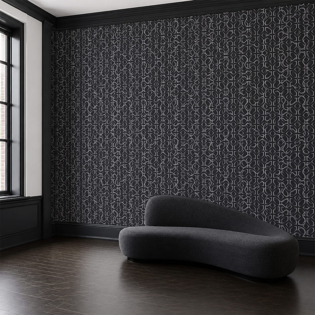 Linhas verticais finas num interior