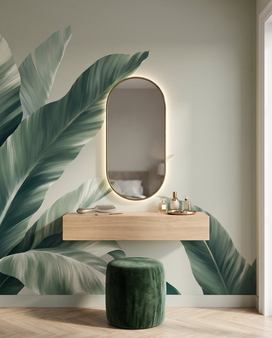 Folhas largas — interior 2