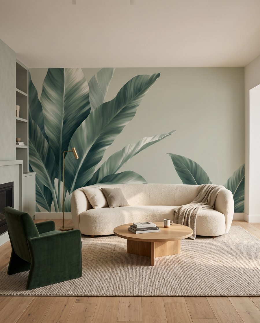 Folhas largas — interior 3
