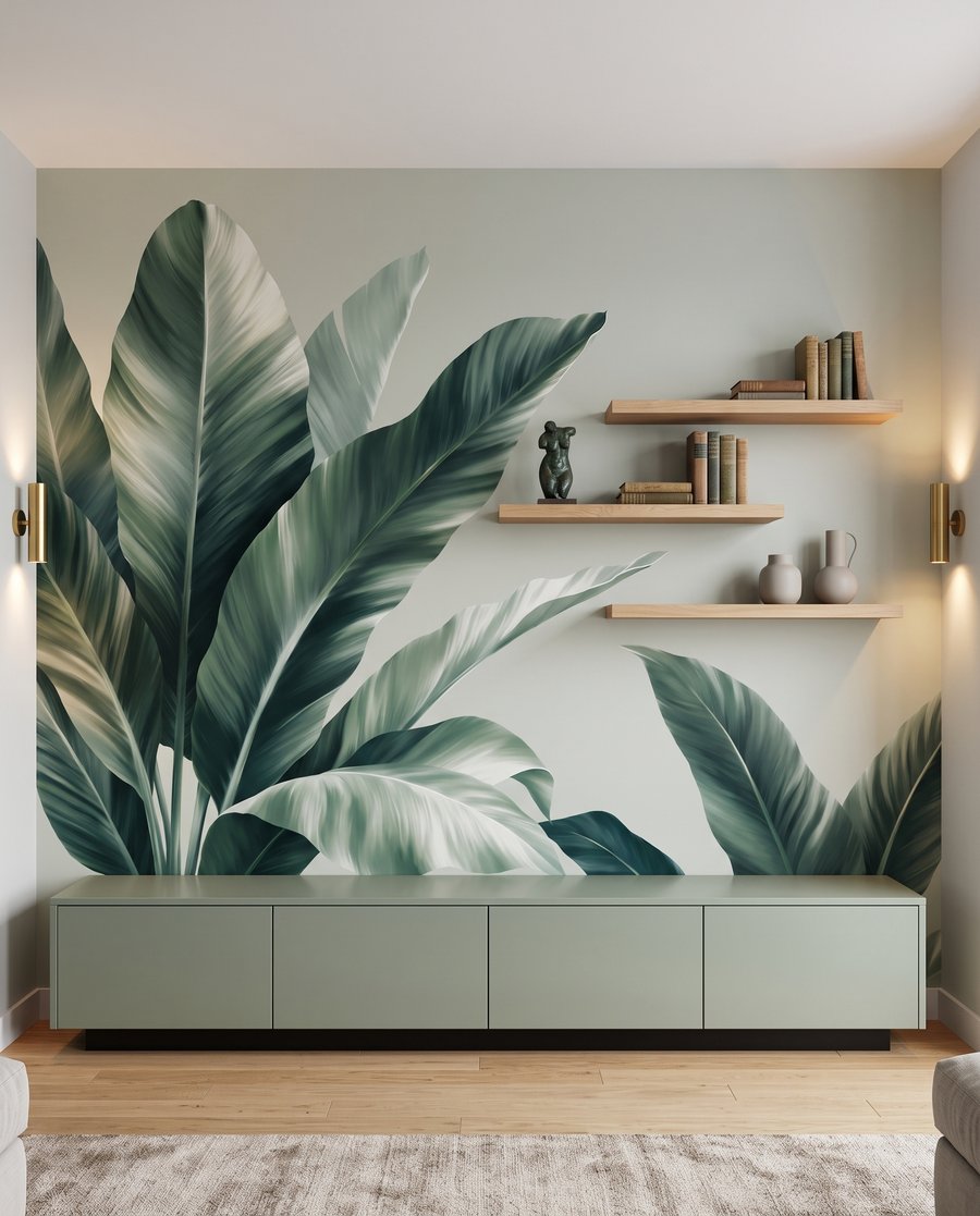 Folhas largas — interior 4
