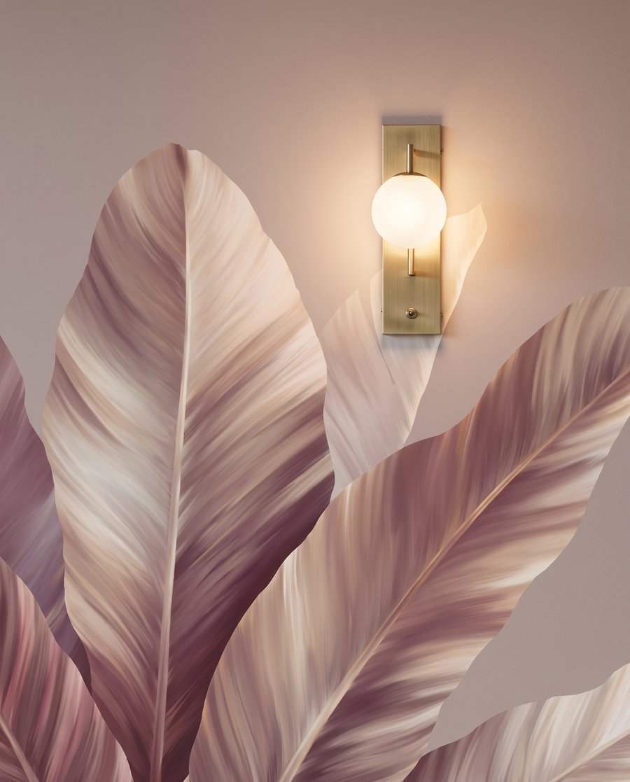 Folhas largas — detalhe