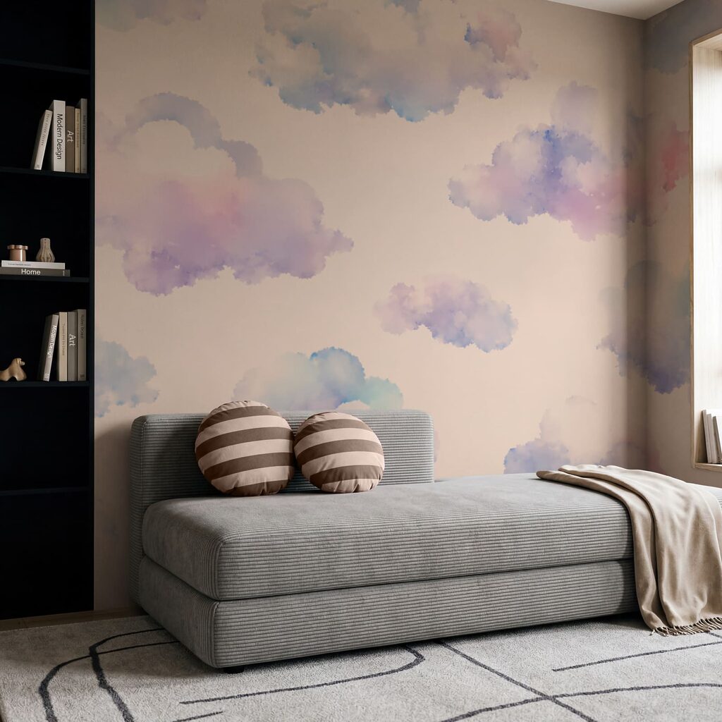 Nuvens em aguarela — interior 2