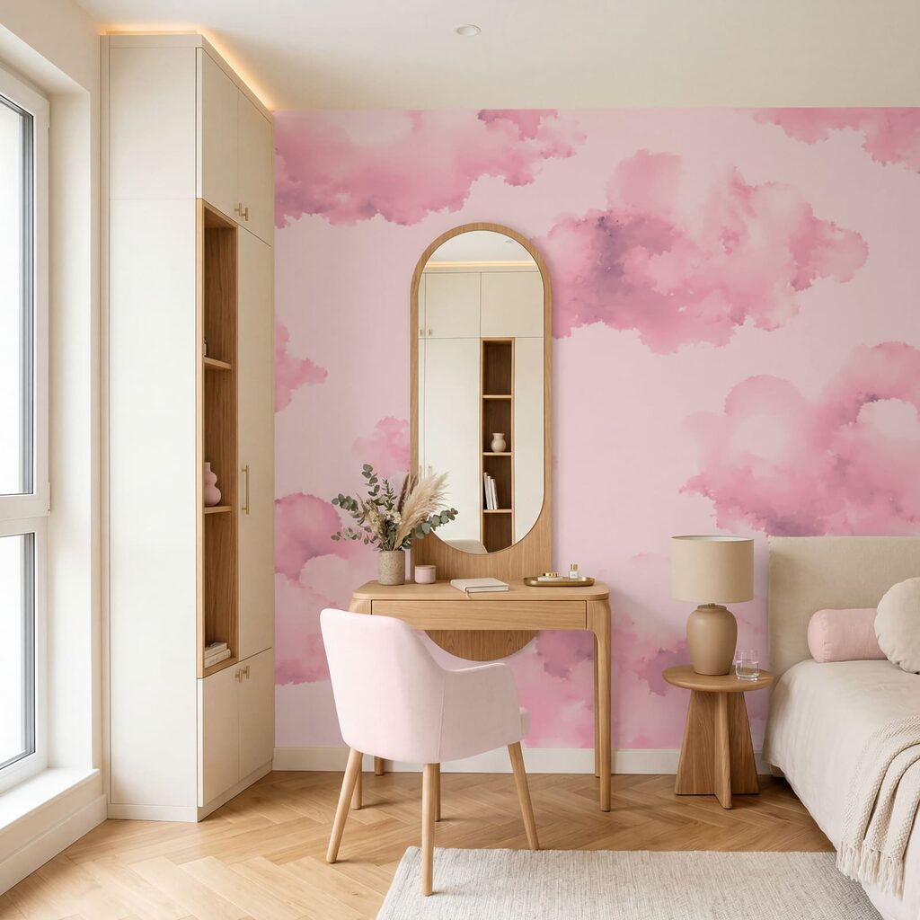 Nuvens em aguarela — interior 2