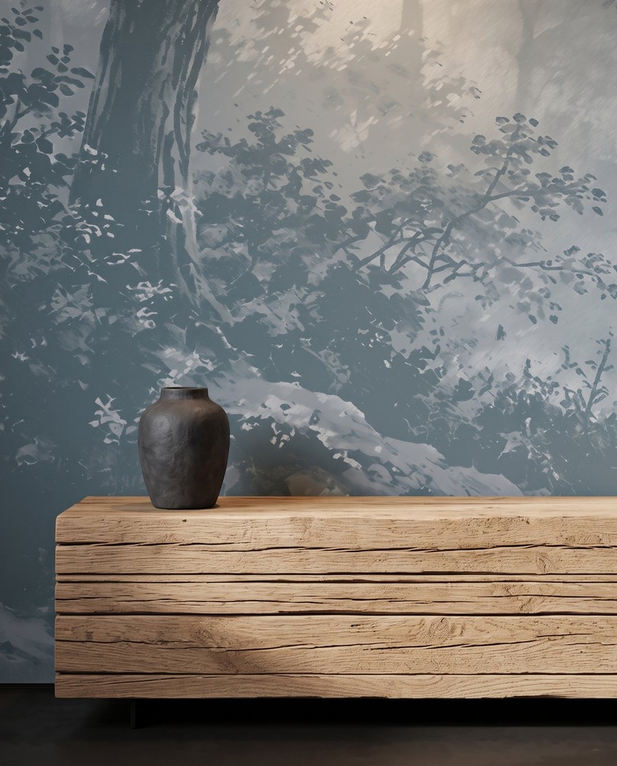 Bosque junto ao regato — detalhe