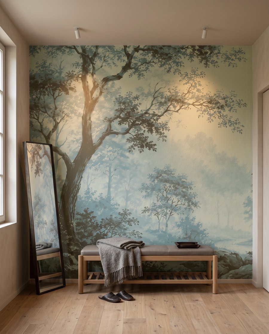 Bosque junto ao regato — interior 1