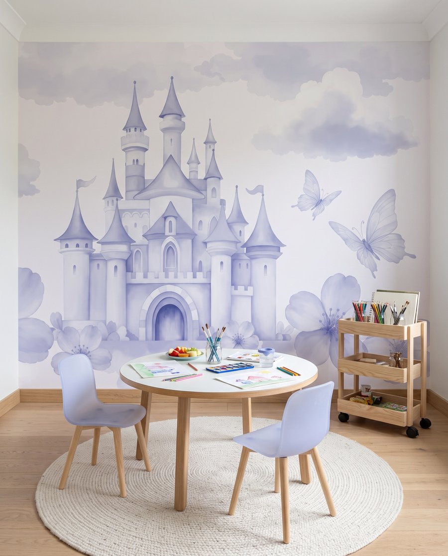 Castelo entre flores — interior 1