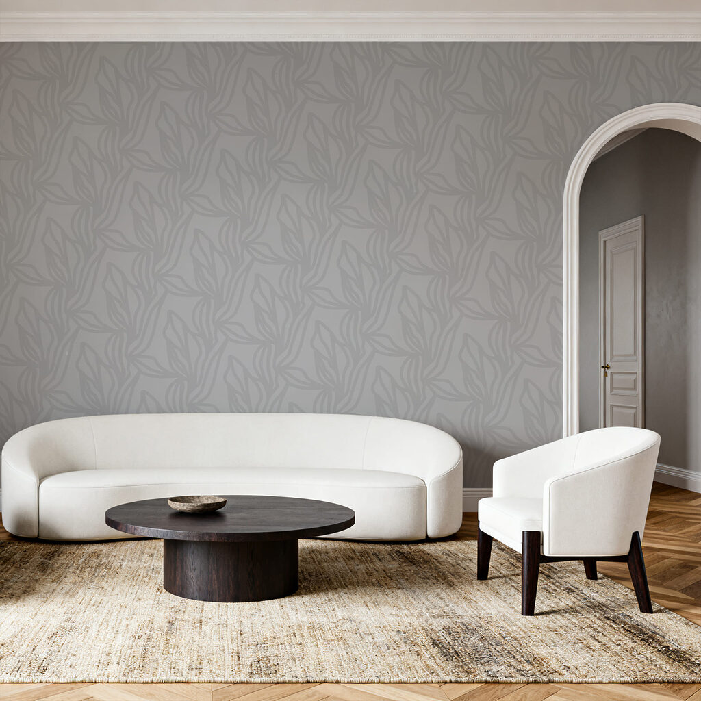 Folhas em linhas finas — interior 2