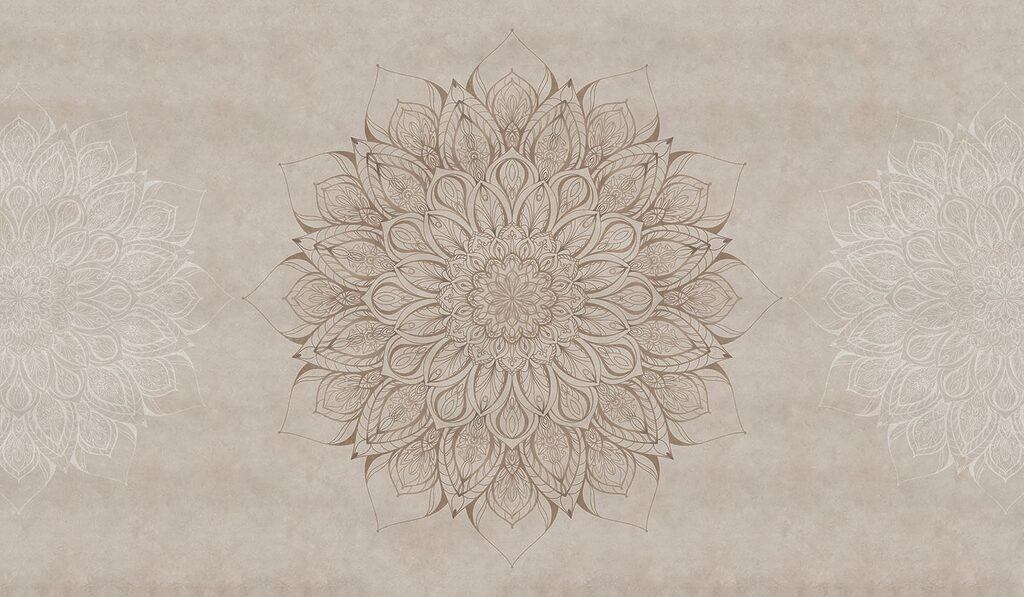 Mandala de flores — design completo
