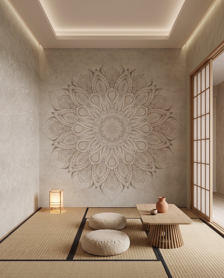 Mandala de flores — interior 1