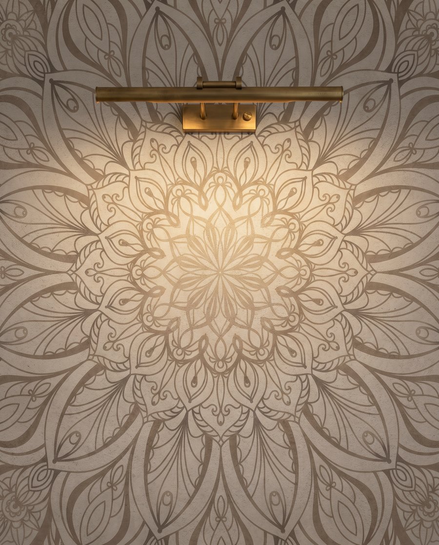 Mandala de flores — detalhe