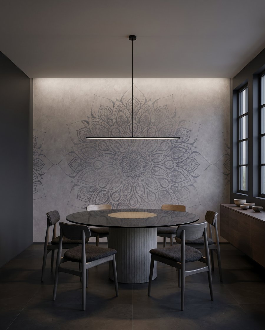 Mandala de flores — interior 1