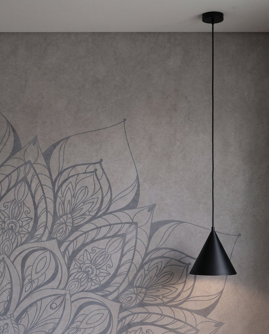 Mandala de flores — detalhe