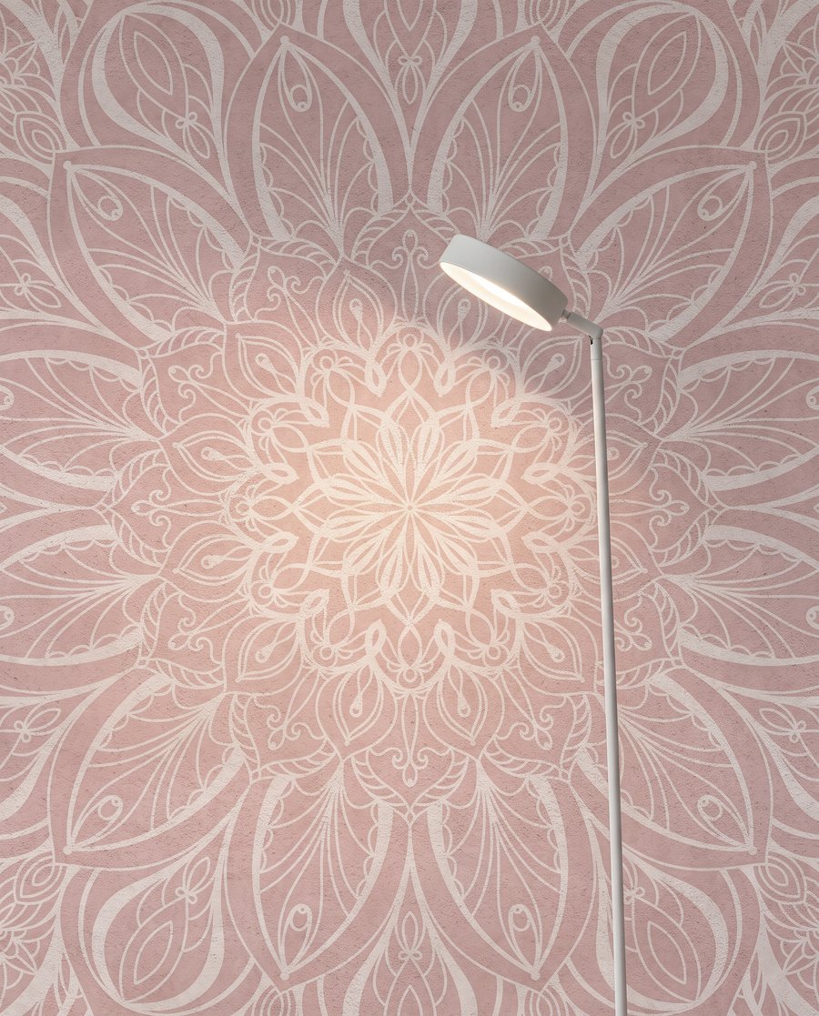 Mandala de flores — detalhe