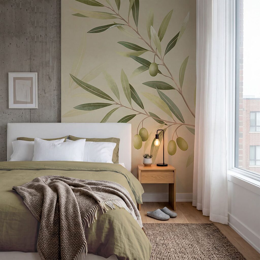 Ramo com frutos verdes — interior 2