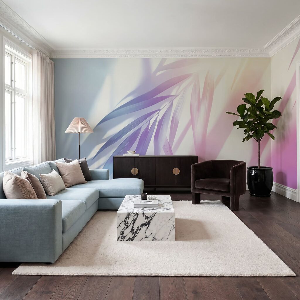 Palmeira em diagonal — interior 3