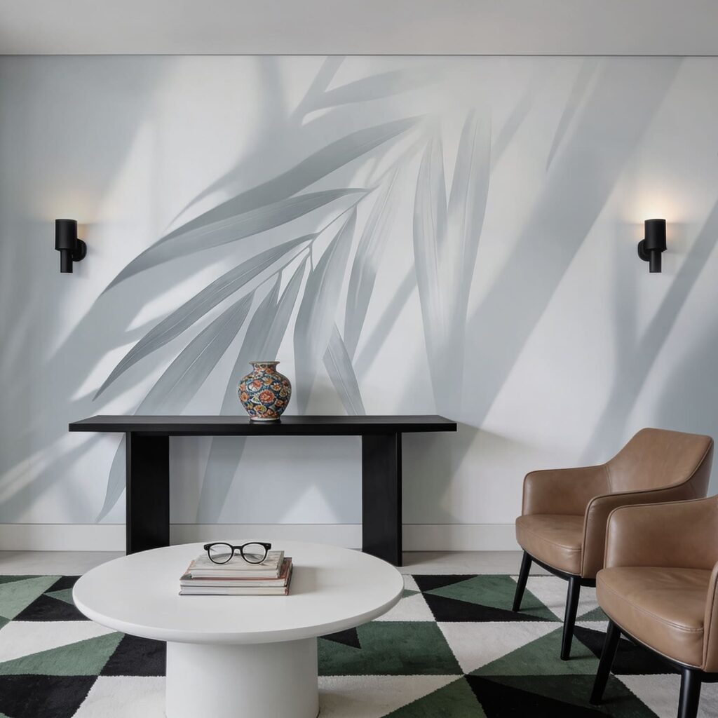 Palmeira em diagonal — interior 3