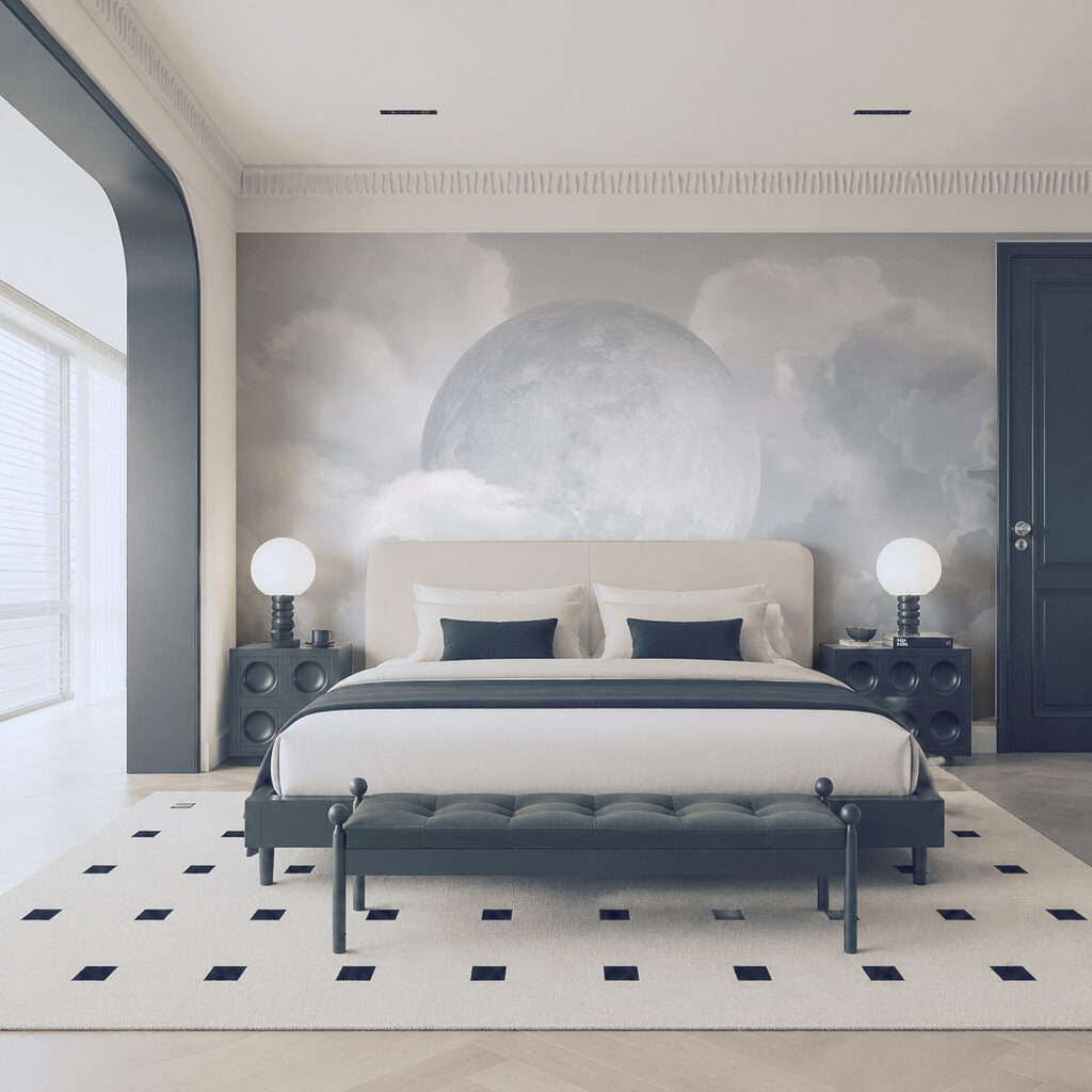 Lua entre nuvens — interior 2