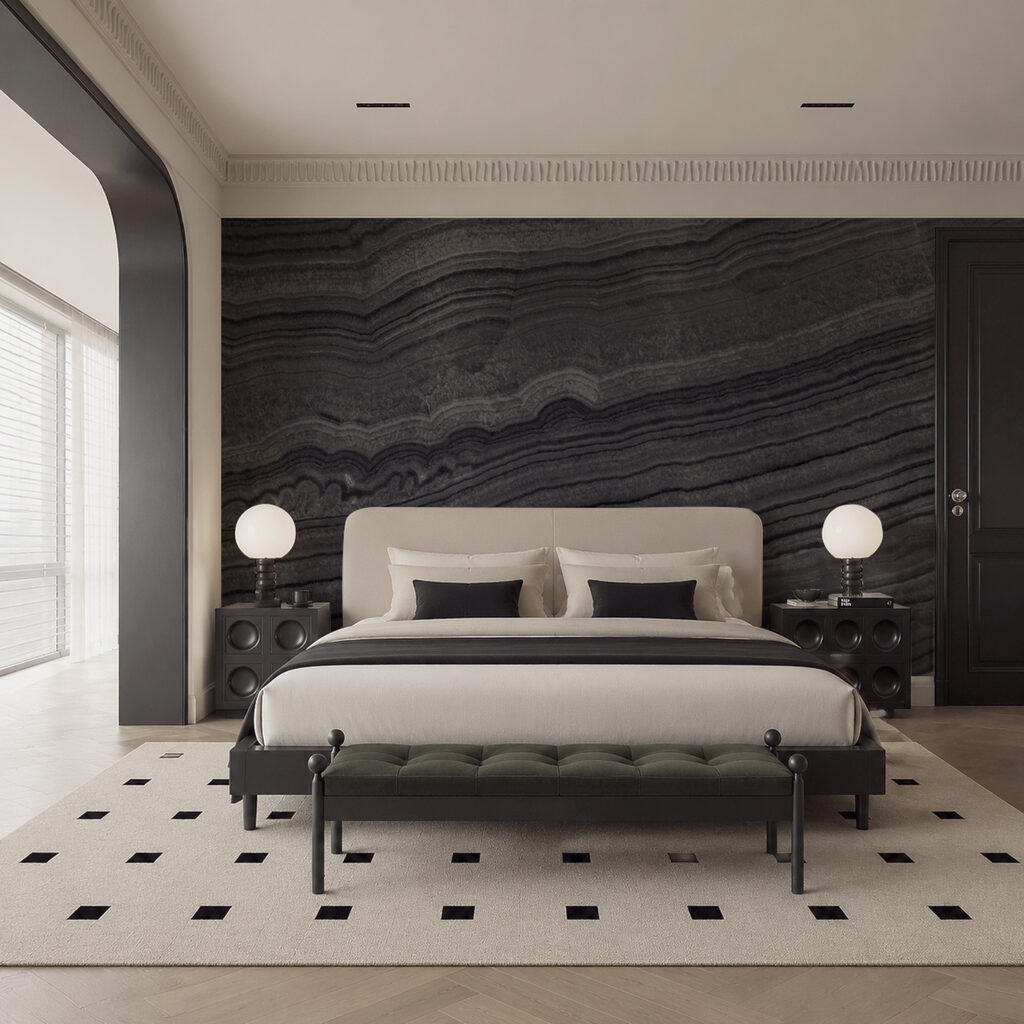 Linhas escuras em diagonal — interior 2