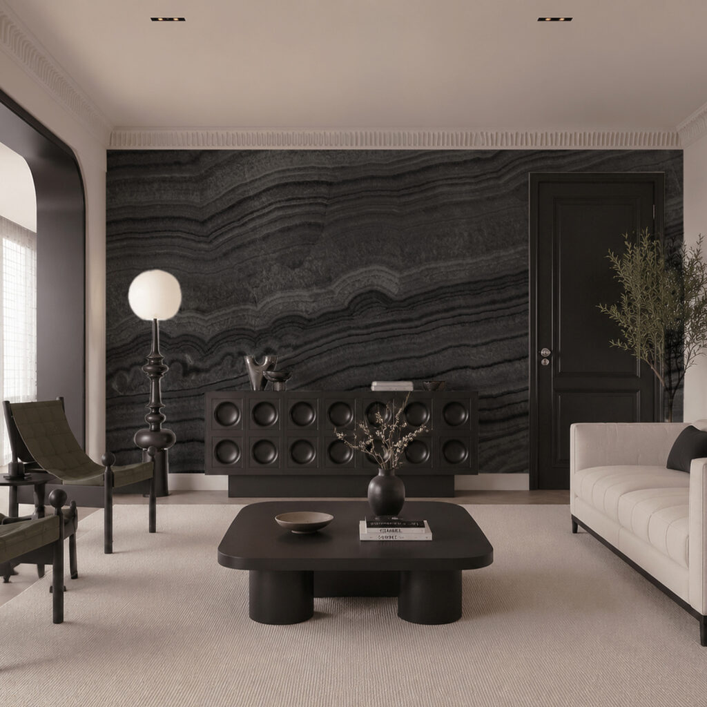 Linhas escuras em diagonal — interior 3